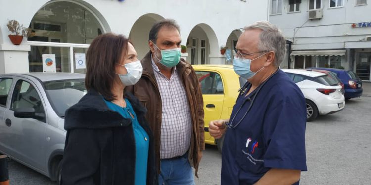 Η Καλλιόπη Βέττα Στο Μαμάτσειο Νοσοκομείο