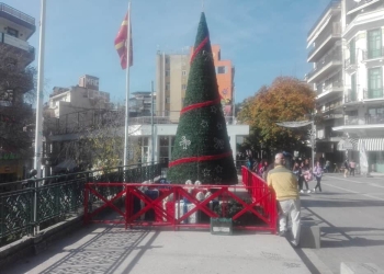 Κοζάνη – Tο Χριστουγεννιάτικο Δέντρο Είναι Έτοιμο