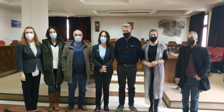 Καλλιόπη Βέττα:  Συνάντηση με Δ.Σ. Συλλόγου Εργαζομένων Δήμου Εορδαίας – Επίσκεψη στον Βρεφονηπιακό Σταθμό Μποδοσάκειου