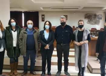 Καλλιόπη Βέττα:  Συνάντηση με Δ.Σ. Συλλόγου Εργαζομένων Δήμου Εορδαίας – Επίσκεψη στον Βρεφονηπιακό Σταθμό Μποδοσάκειου