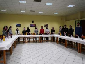 Μαθητική Εστία: O Δήμαρχος Γρεβενών Γιώργος Δασταμάνης στην εκδήλωση κοπής της βασιλόπιτας