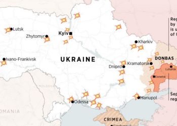 Ουκρανία: Η Ρωσία «Σφυροκοπά» Όλες Τις Μεγάλες Πόλεις – Δείτε Χάρτη Με Τις Πολεμικές Επιχειρήσεις