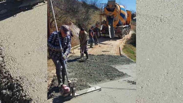 Εργασίες οδοποιίας  σε οικισμούς του Δήμου Βοΐου