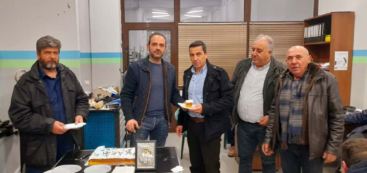 Οι μηχανικοί αυτοκινήτων Κοζάνης έκοψαν βασιλόπιτα