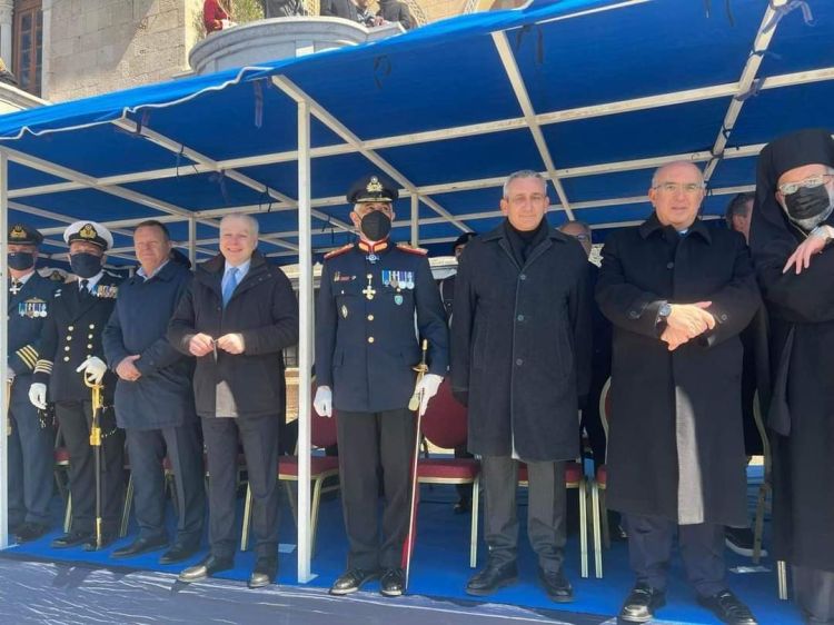 Ο Υφ. Υποδομών και Μεταφορών M. Παπαδόπουλος στον εορτασμό της 74ης επετείου