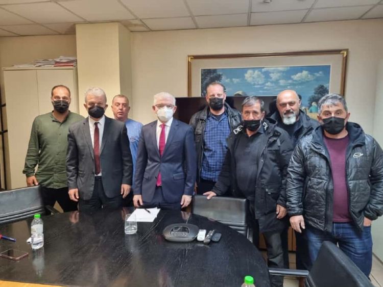 Γιώργος Αμανατίδης: Συνάντηση εργασίας στο γραφείο του Προέδρου του ΕΛΓΑ A. Λυκουρέντζου