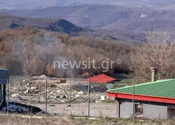 Γρεβενά: Ισχυρή Έκρηξη Σε Εργοστάσιο Στην Ιτέα