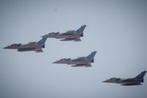 Τα ελληνικά Rafale για πρώτη φορά στον αττικό ουρανό