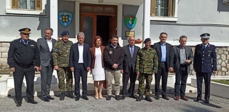 Πέρασμα και από την Κοζάνη του υφυπουργού Εθνικής Άμυνας Νίκου Χαρδαλιά