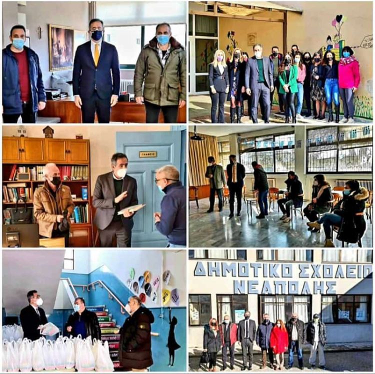 O Βουλευτής Π.Ε Κοζάνης Στάθης Κωνσταντινίδης σε Σχολικές Μονάδες