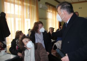 Ο Δήμαρχος Αμυνταίου Άνθιμος Μπιτάκης στο ΚΑΠΗ του Δήμου Αμυνταίου