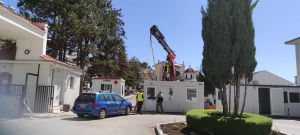 Πυρετωδώς εργασίες για τη διαμόρφωση των νέων χώρων,  στο Μαμάτσειο