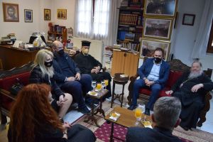 Τον Μητροπολίτη κ. Θεόκλητο επισκέφτηκαν ο Αντιπεριφερειάρχης και ο Δήμαρχος Φλώρινας Τον Μητροπολίτη κ. Θεόκλητο επισκέφτηκαν ο Αντιπεριφερειάρχης και ο Δήμαρχος Φλώρινας