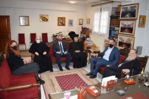 Τον Μητροπολίτη κ. Θεόκλητο επισκέφτηκαν ο Αντιπεριφερειάρχης και ο Δήμαρχος Φλώρινας Τον Μητροπολίτη κ. Θεόκλητο επισκέφτηκαν ο Αντιπεριφερειάρχης και ο Δήμαρχος Φλώρινας