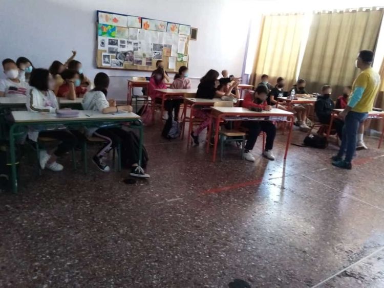 Ενημέρωση μαθητών Δημοτικού από τον Αστυνομικό Υποδιευθυντή Κοζάνης, Παντελή Ουσταγιαννίδη