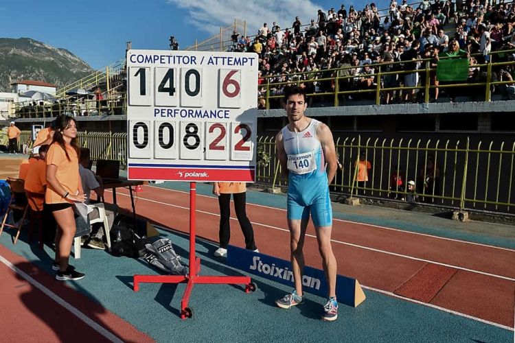 Νέο μεγάλο άλμα για τον Τεντόγλου με 8,22 μέτρα στα Παπαφλέσσεια 2022