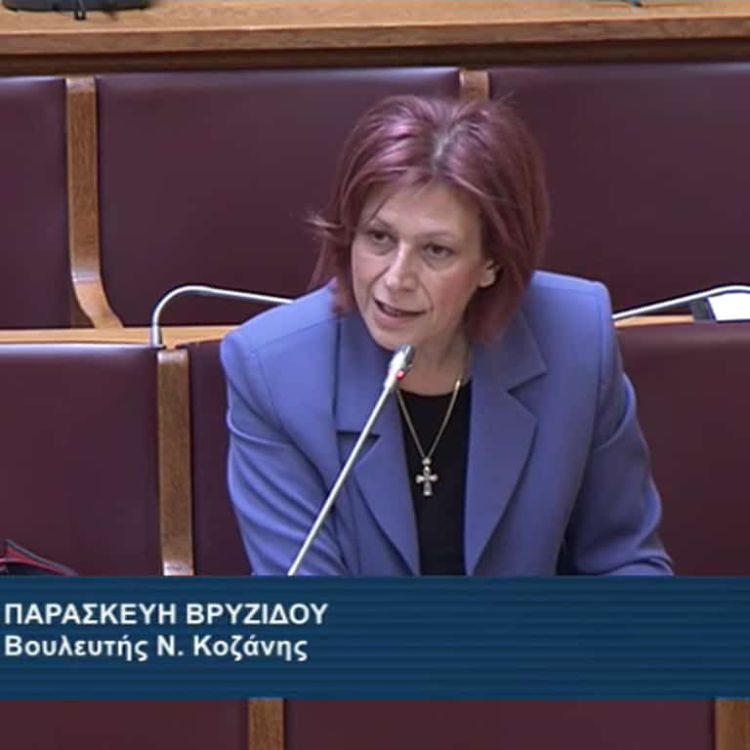 Παρασκευή Βρυζίδου:  Επαναφορά στη ΔΟΥ Πτολεμαΐδας των ΤΚ Πύργων, Μεσοβούνου και Κομνηνών