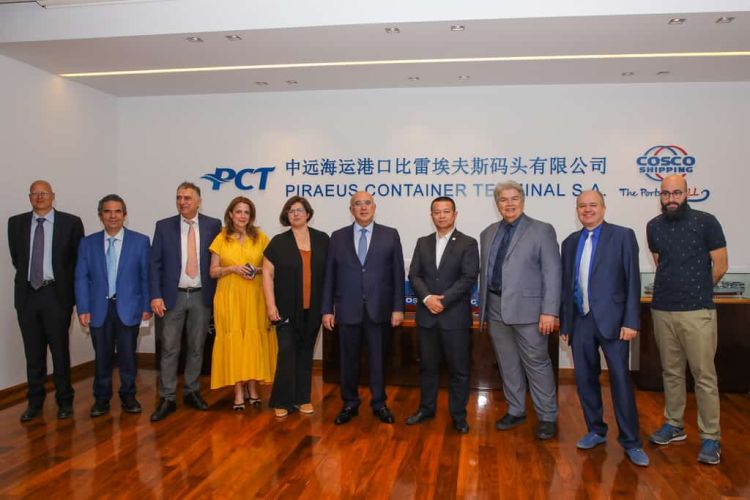 Eπίδειξη του έργου fenix στον Εμπορευματικό Σταθμό του Λιμένα Πειραιά