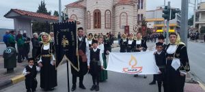 Πλήθος πιστών στη λιτάνευση της Εικόνας της Παναγίας Ζιδανιώτισσας στην Κοζάνη