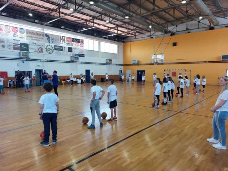Η Φλώρινα Φιλοξένησε Το Εκπαιδευτικό Αθλητικό Πρόγραμμα Καλαθοσφαίρισης «Τρίποντα Στα Σχολεία»