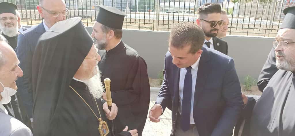 Ο Χάρης Κάτανας Στη Θεσσαλονίκη, Στην Υποδοχή Του Οικουμενικού Πατριάρχου Κ.κ. Βαρθολομαίου
