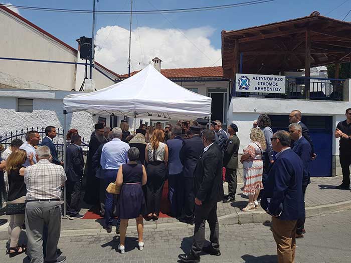 Εγκαινιάστηκε παρουσία του Παναγιώτη Θεοδωρικάκου ο Σταθμός Βελβεντού, της Διεύθυνσης Αστυνομίας Κοζάνης