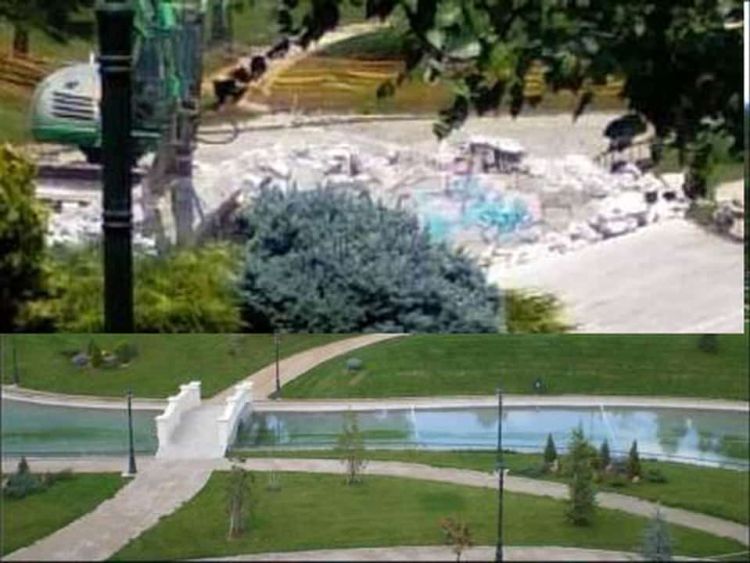 Πρωτοβουλία πολιτών Κοζάνης: Άρχισε η «ανοικοδόμηση» (καταστροφή) του Δημοτικού Κήπου Κοζάνης