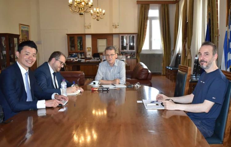 Συνάντηση του δημάρχου Κοζάνης Λάζαρου Μαλούτα με στελέχη της Ebrd