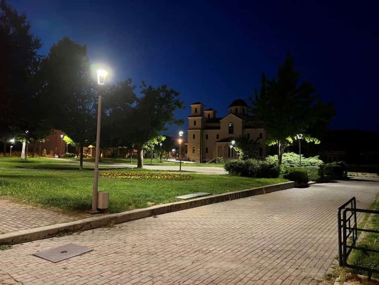 Τοποθέτηση νέων φωτιστικών Led στην πόλη της Φλώρινας