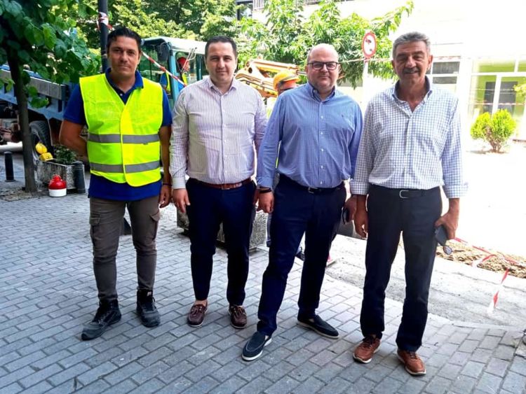 Δασταμάνης Τσάκας στο μεγάλο έργο του φυσικού αερίου – Επίσκεψη στο εργοτάξιο της κεντρικής οδού Μεγάλου Αλεξάνδρου