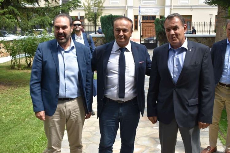 Επίσκεψη του Υπουργού Εθνικής Άμυνας στον Δήμο Φλώρινας