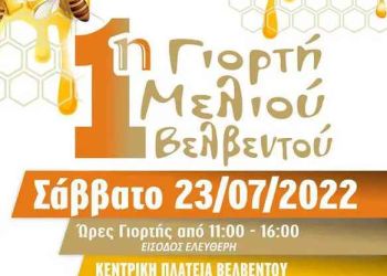 Η 1η γιορτή μελιού στην πλατεία του Βελβεντού