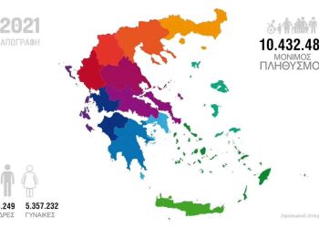 Απογραφή 2021: 10.432.481 Οι Μόνιμοι Κάτοικοι Της Ελλάδας