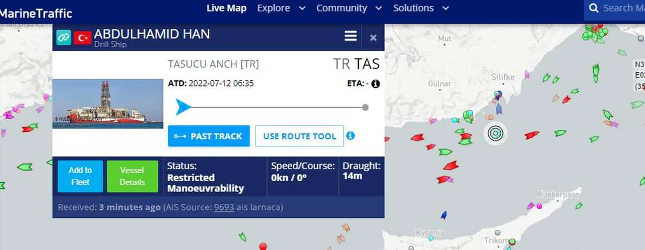 «Θερμό» επεισόδιο: Ζεσταίνει μηχανές το Abdulhamid Han – Πού θα το στείλει ο Ερντογάν;