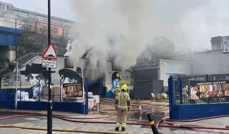 Μεγάλη φωτιά στο κέντρο του Λονδίνου