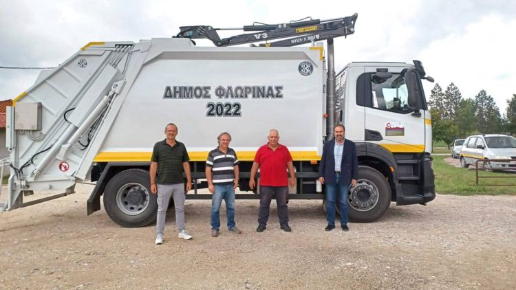 Παραλαβή ενός νέου σύγχρονου απορριμματοφόρου από τον Δήμο Φλώρινας