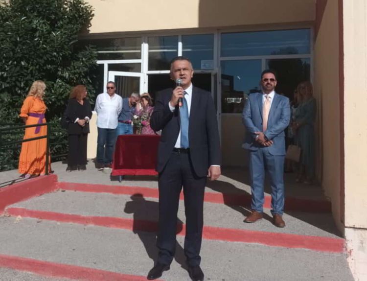 Ήχησε το πρώτο κουδούνι. Στο 2ο Λύκειο Κοζάνης  ο Γιώργος Κασαπίδης