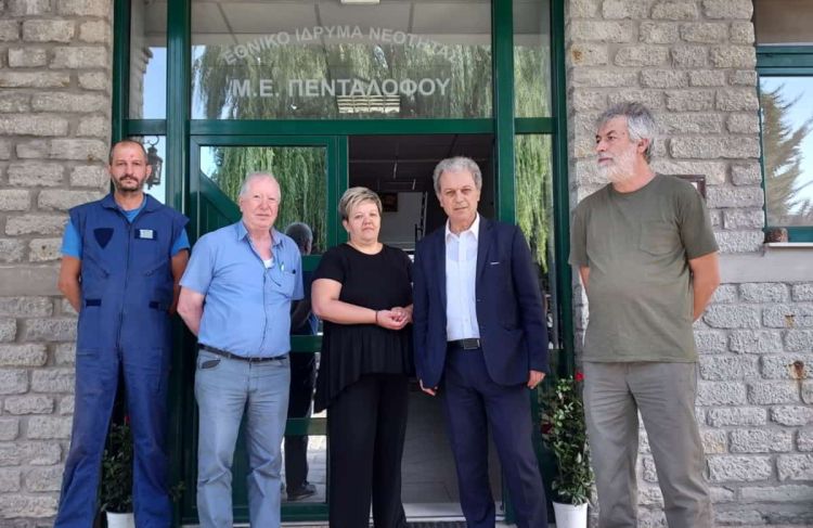 Γιώργος Αμανατίδης Επίσκεψη στο Καρούτειο Γυμνάσιο/Λύκειο Πενταλόφου & στη Δομή Φιλοξενίας Ανηλίκων