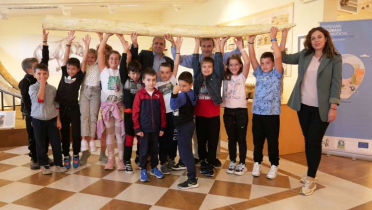 Ομοίωμα του μεγαλύτερου χαυλιόδοντα του κόσμου με ανακυκλώσιμα υλικά