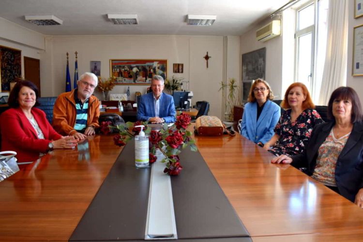 Ο Σωτήρης Βόσδου με τον «Σύνδεσμο Συνταξιούχων Καθηγητών Π.Ε. Φλώρινας»