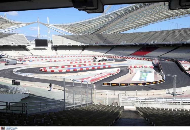 Ράλλυ Ακρόπολις: Υπερθέαμα στο ΟΑΚΑ με την υπερειδική – Δείτε πώς το γήπεδο έγινε πίστα!