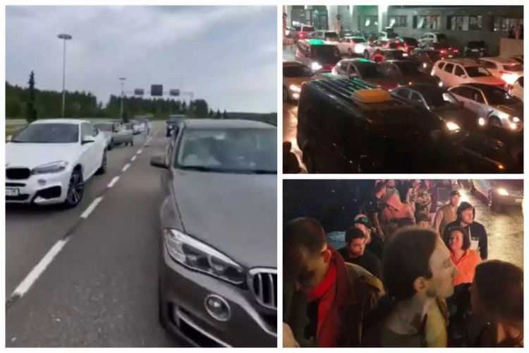 Ρωσία: Πανικός στα σύνορα μετά την ανακοίνωση Πούτιν για μερική επιστράτευση