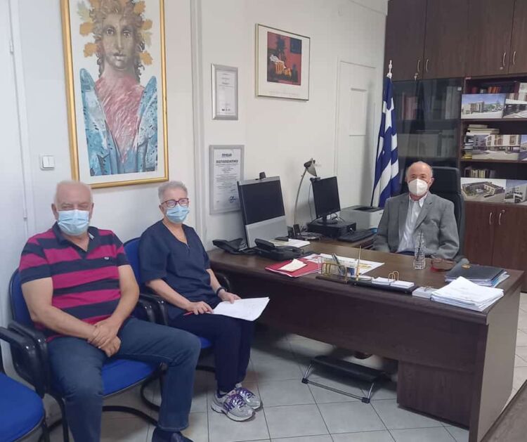 Επίσκεψη Του Υποδιοικητή Της 3Ης Υπε Μακεδονίας Στο Νοσοκομείο Κοζάνης
