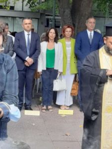 Συγκίνηση στην επιμνημόσυνη δέηση στο Μνημείο Μικρασιατικού Ελληνισμού