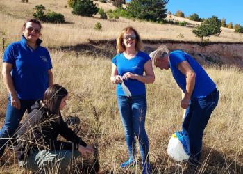 100 κυπαρίσσια στη μνήμη των προγόνων τους δενδροφύτευσαν οι Μικρασιατές Κοζάνης
