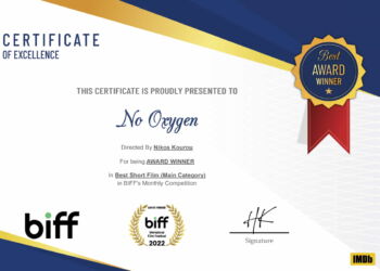 Δύο Βραβεία Μέσα Σε Μία Ημέρα Για Τις Ταινίες Του Νίκου Κουρού ‘’Cinephile Quarantine’’ Και ‘’Δεν Υπάρχει Οξυγόνο’’