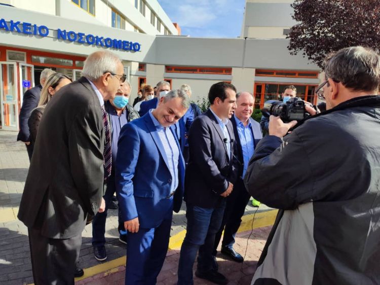 Θάνος Πλεύρης από Πτολεμαϊδα Κοζάνη: Τα δυο σας νοσοκομεία αποτελούν βασικούς πυλώνες που έχουμε στο νέο χάρτη υγείας