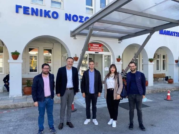 Ν.Ε ΠΑΣΟΚ – Κινήματος Αλλαγής: Επίσκεψη κλιμακίου της Ν.Ε ΠΑΣΟΚ – Κινήματος Αλλαγής στο Μαμάτσειο Νοσοκομείο