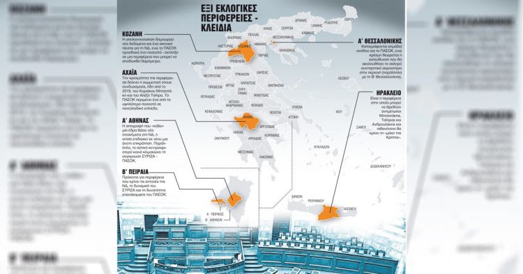 Ποιες είναι οι περιφέρειες – κλειδιά που… βγάζουν κυβέρνηση