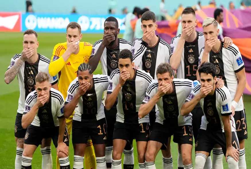 Μουντιάλ 2022: Με Κλειστά Τα Στόματα Οι Παίκτες Της Εθνικής Γερμανίας – «Μας Φιμώνετε»